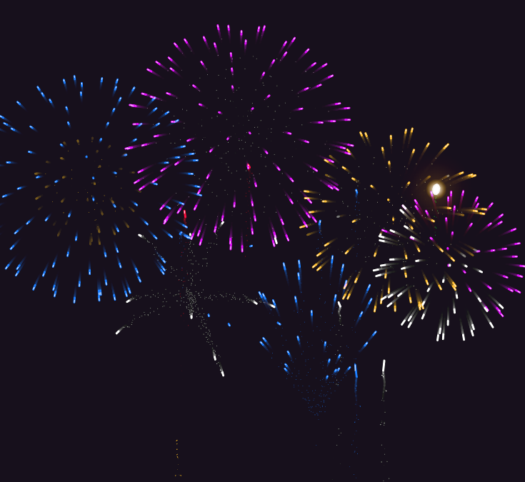 H5自适应烟花源码带烟花设置