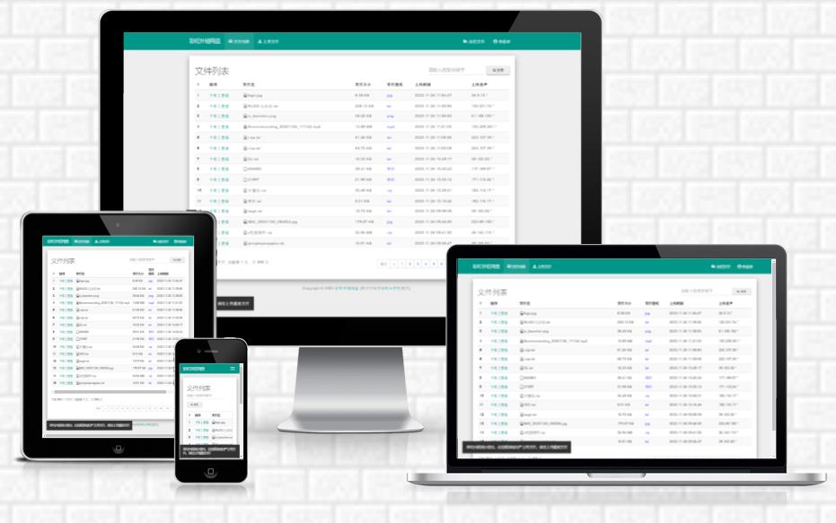 彩虹外链网盘V5.5更新 新增用户系统与分块上传