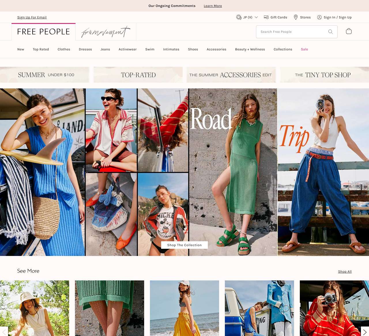 Free People中国官方网站