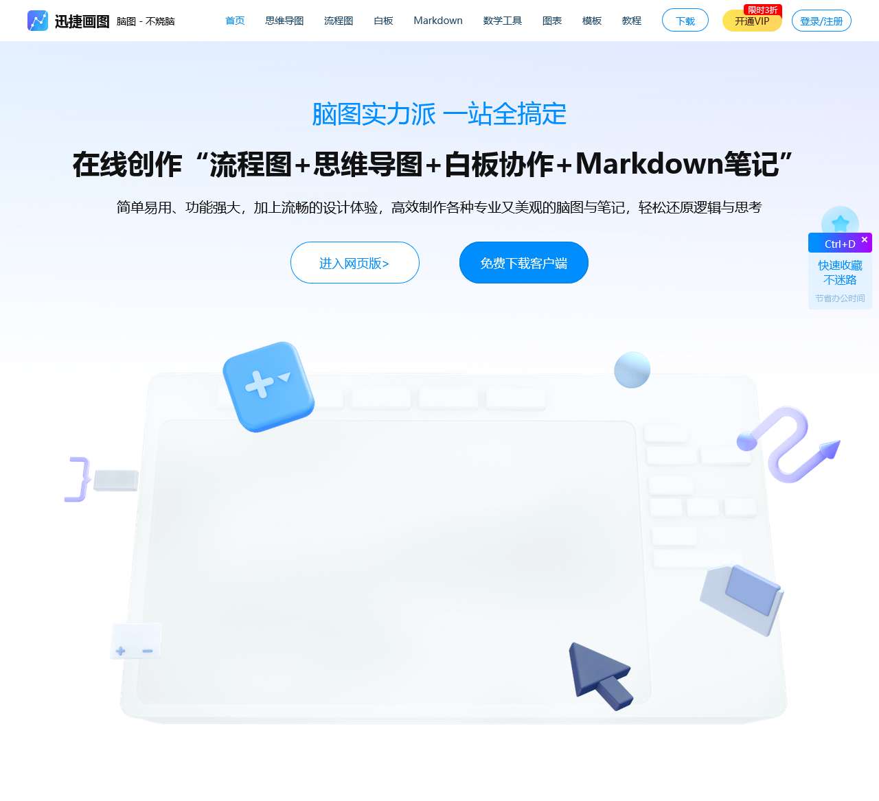 迅捷画图-专业的在线作图网站,在线画思维导图、流程图