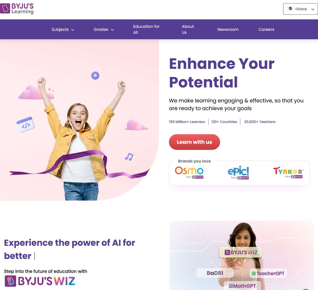 BYJU’S Learning - Learn Math, Coding, Music & Arts Online | Tynker| Osmo | Epic