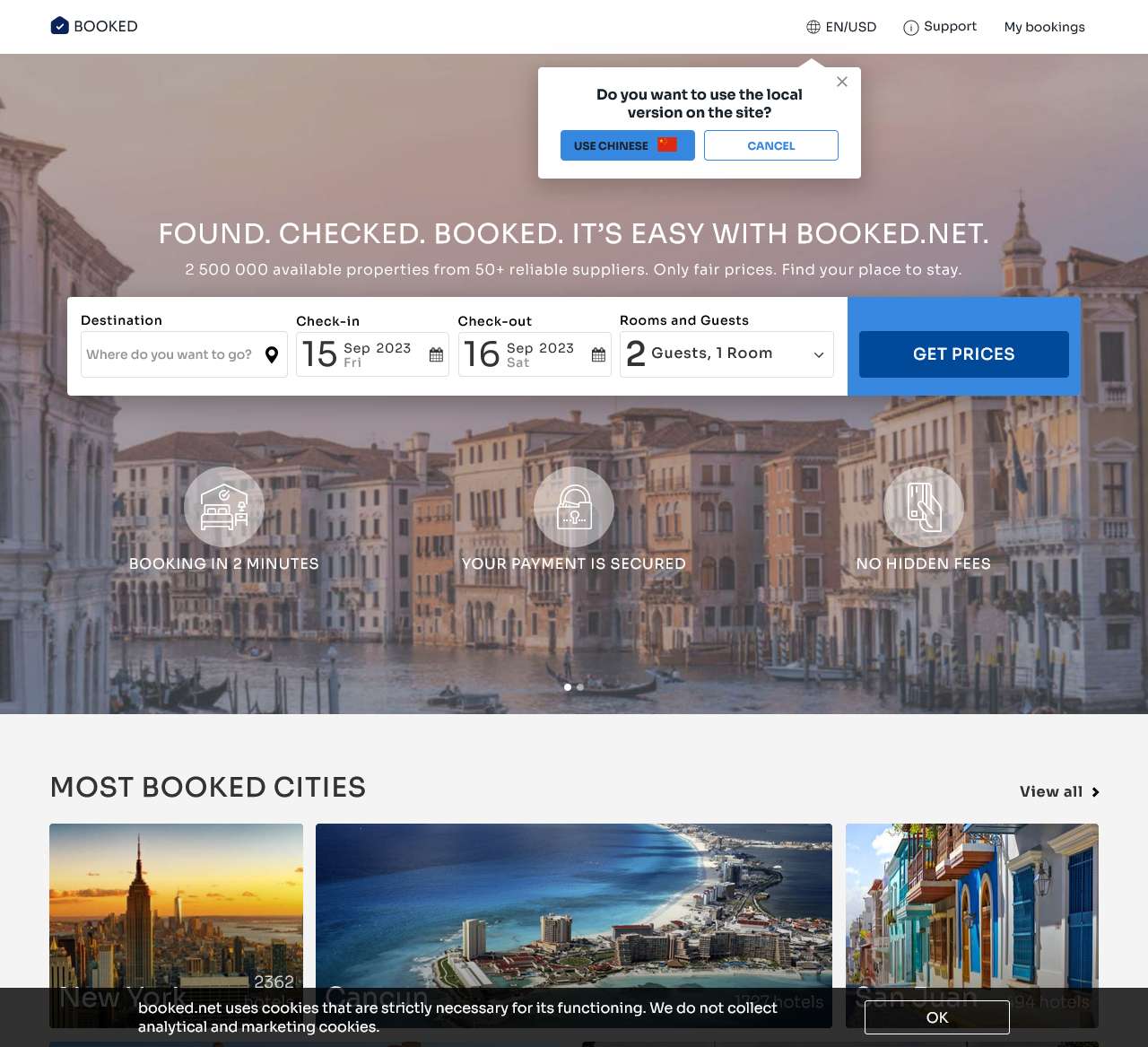 Booked.net - Hotel booking Service - Let’s get BOOKED