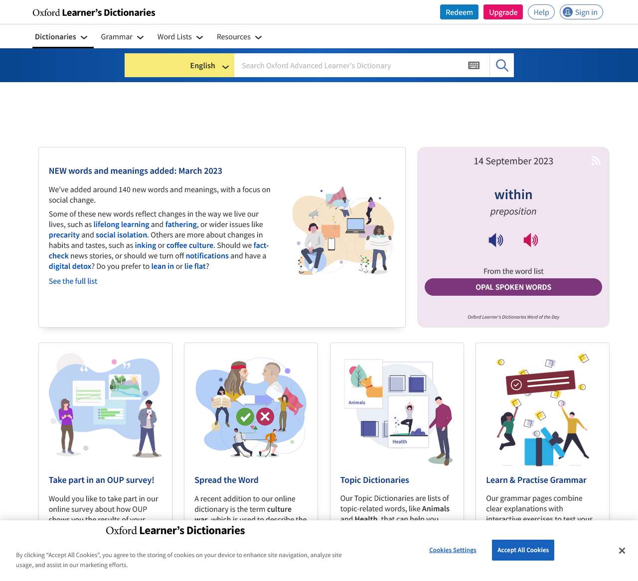Oxford Learner's Dictionaries | Find definitions, translations, and grammar explanations at Oxford Learner's Dictionaries