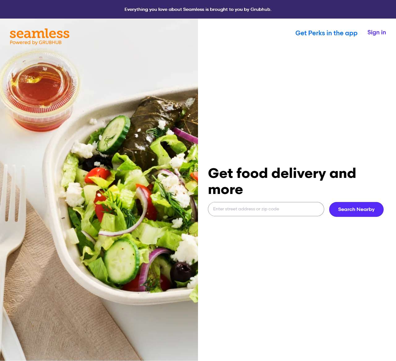 Seamless | Food Delivery from Restaurants Near You ~ Order Online