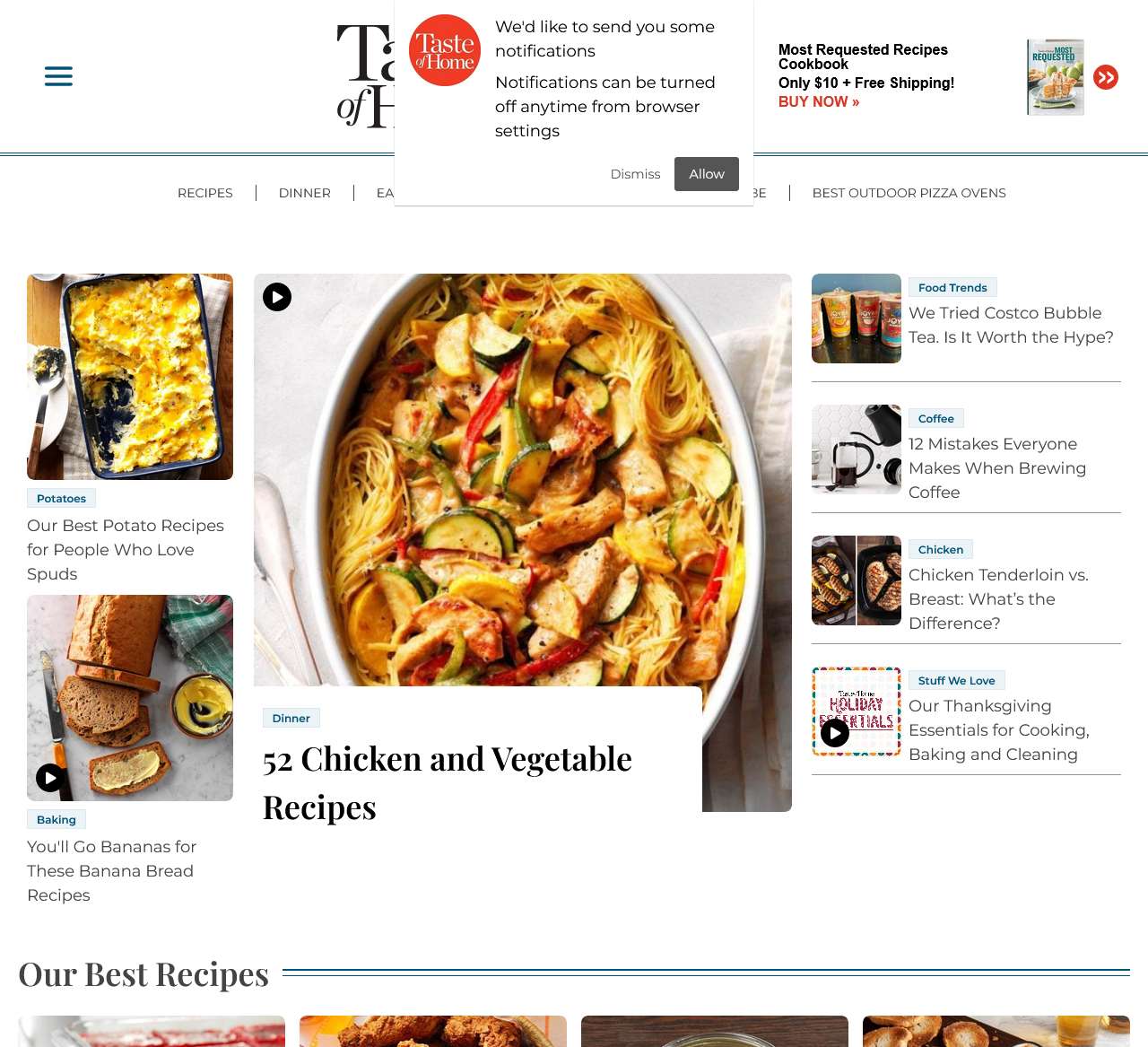 Taste of Home: Find Recipes, Appetizers, Desserts, Holiday Recipes & Healthy Cooking Tips