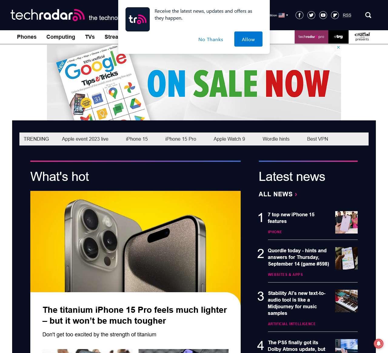 TechRadar | the technology experts