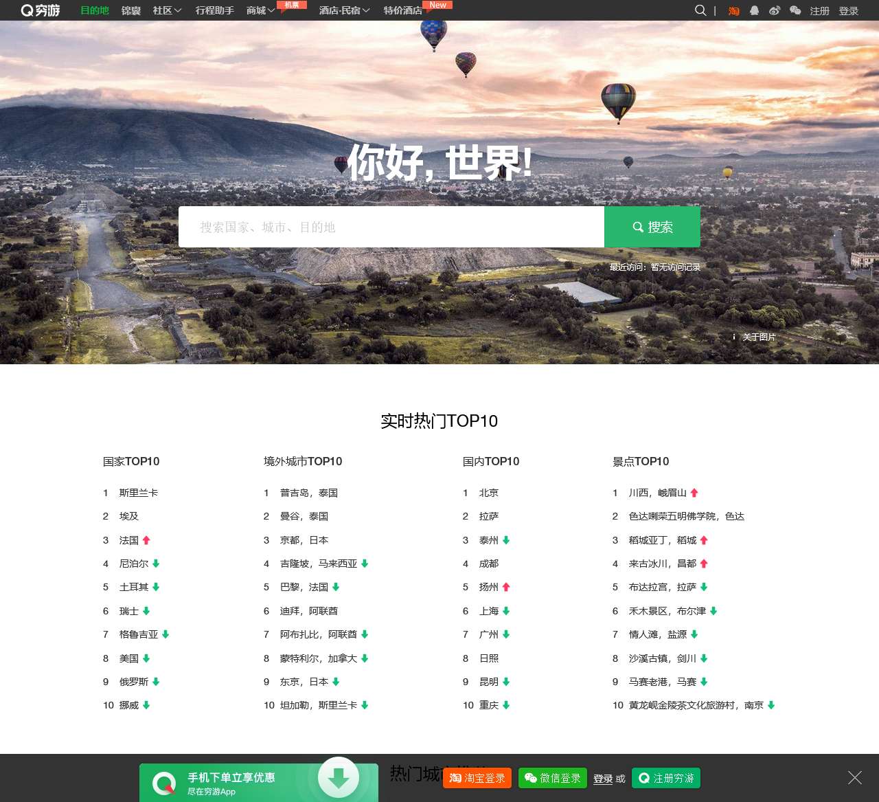 穷游网|目的地旅游攻略_目的地旅游指南_旅游景点推荐