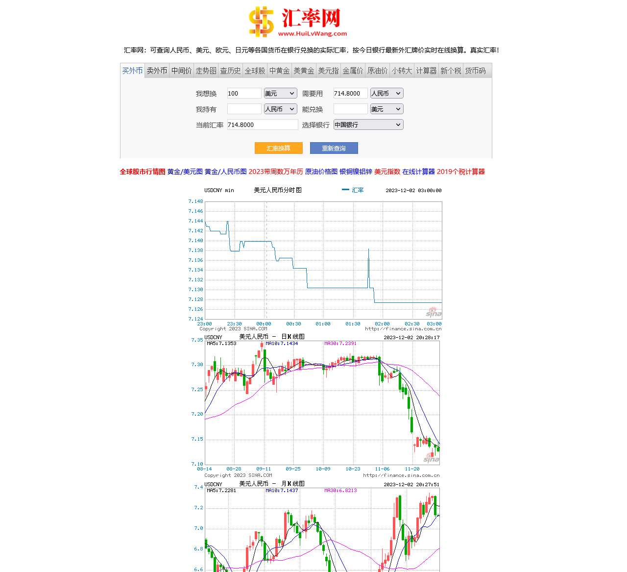 汇率网:今日最新实时汇率换算查询_8大银行外汇牌价