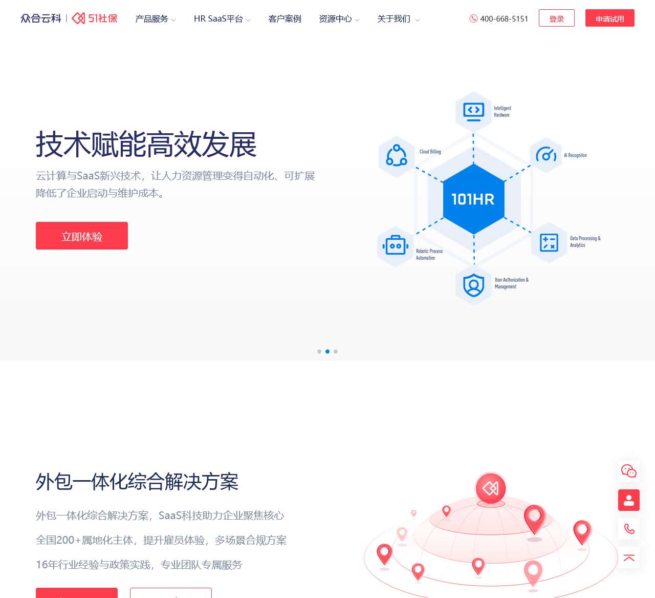 51社保_外包综合解决方案_社保SaaS服务_企业保险服务