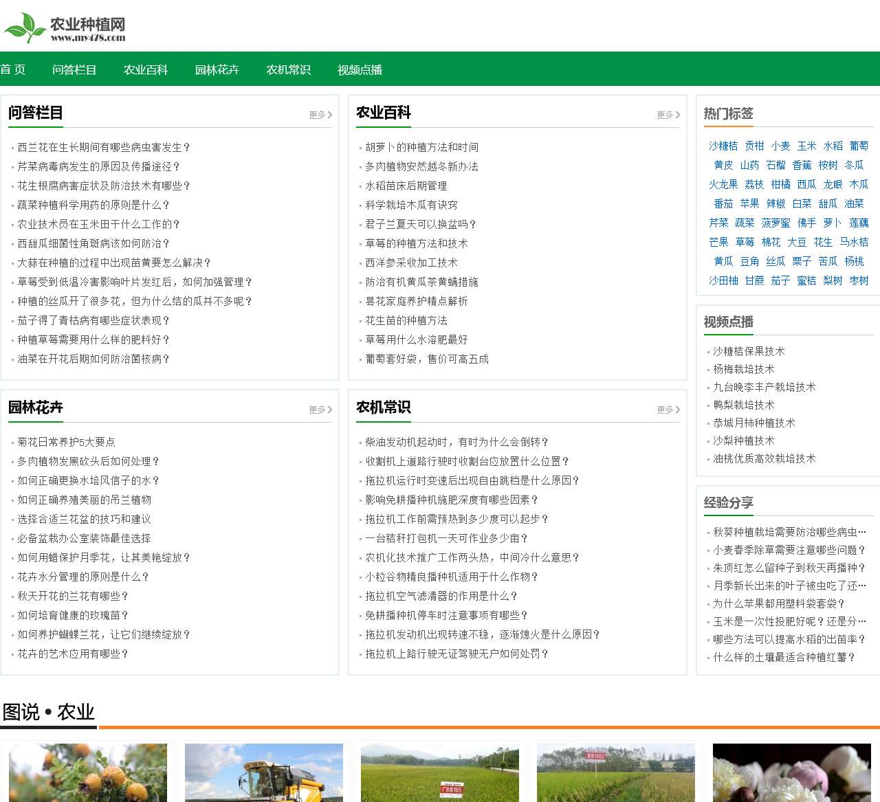 农业种植网 – 种植技术综合信息平台