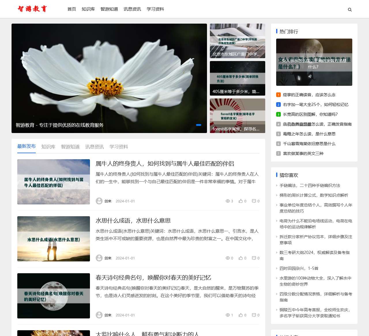 智游教育 – 专注于提供优质的在线教育服务