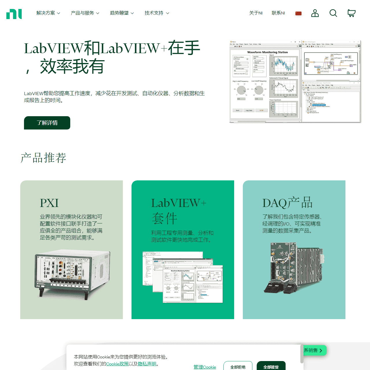 艾默生旗下测试和测量系统 - NI