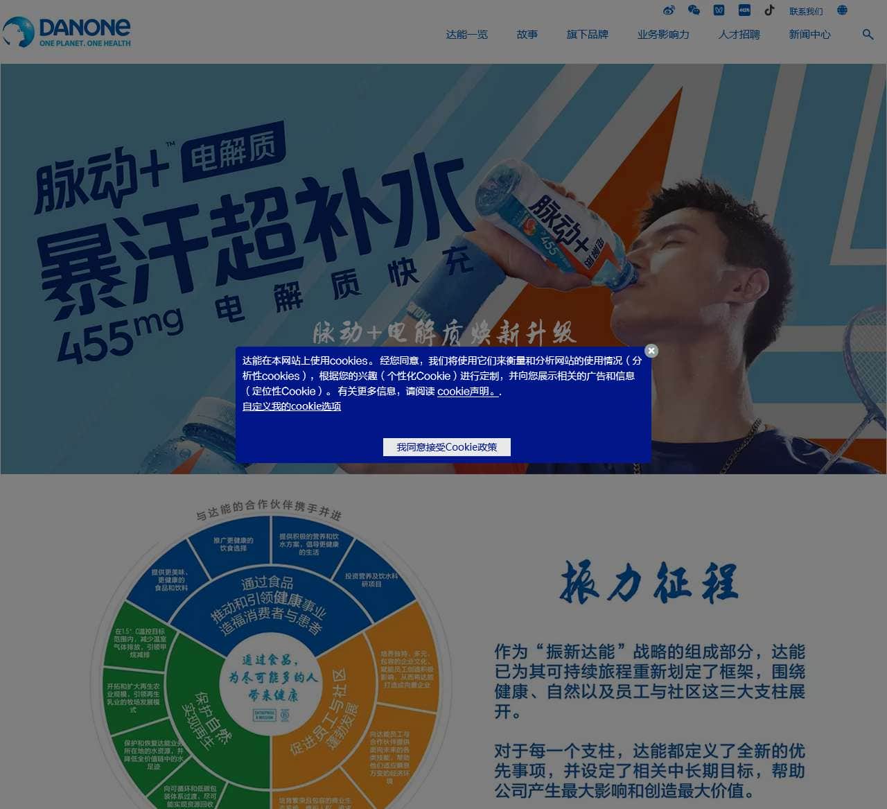 达能，关注健康的跨国食品企业