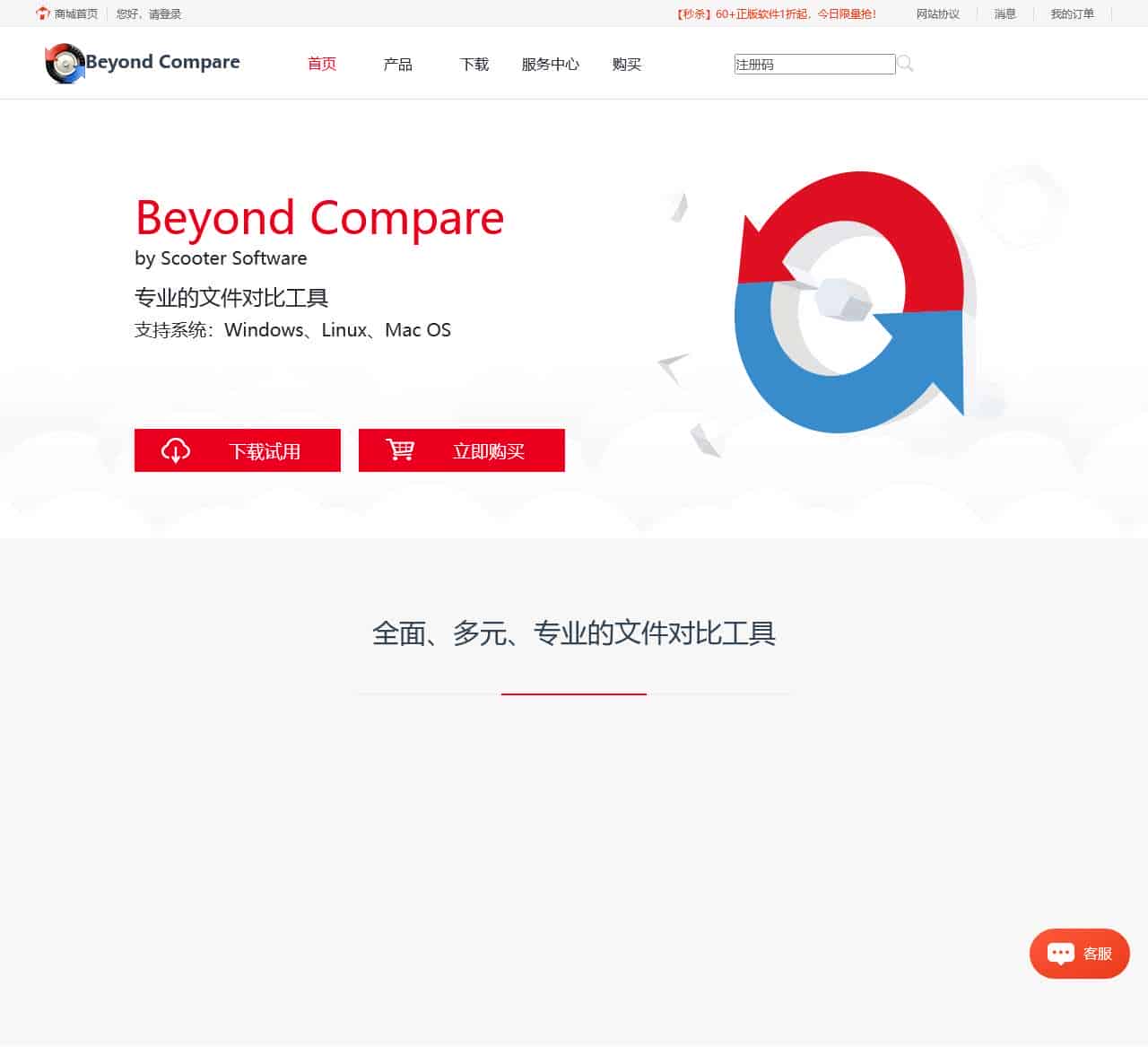 Beyond Compare 4中文版_文件对比工具_Beyond Compare下载,教程