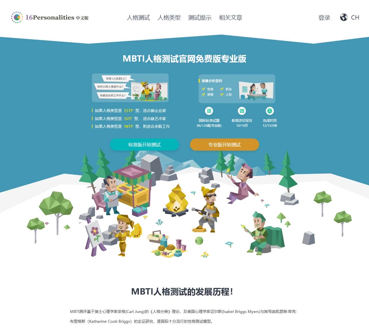 免费MBTI人格测试